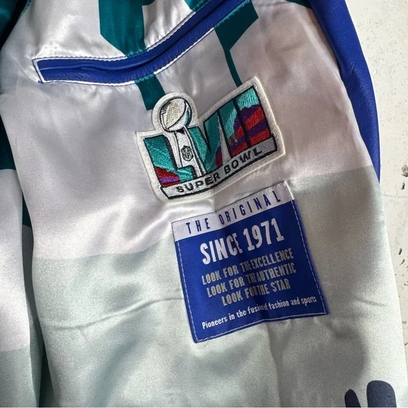 Starter Super Bowl Leather Jacket 2022 Arizona Super Bowl NWOT XL